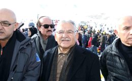 Başkan Büyükkılıç, Erciyes Kayak Merkezi’nde Sezonun Başladığını Kutladı