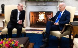 ABD ve Almanya, Ukrayna’ya Destek ve Orta Doğu’da Barış Konularında Mutabık Kaldı