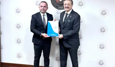 MATSO Başkanı Seydi Tahsin Güngör, TOBB Başkanı Rifat Hisarcıklıoğlu’nu ziyaret etti
