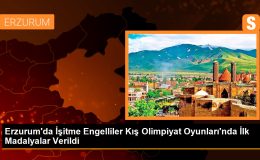 Erzurum’da düzenlenen 20. İşitme Engelliler Kış Olimpiyat Oyunları’nda ilk madalyalar verildi