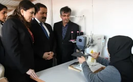 Hatay’ta afetzede kadınlara ayakkabıcılık kursu açıldı
