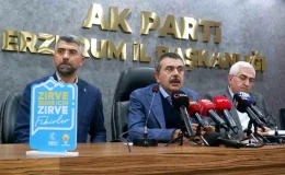 Milli Eğitim Bakanı Erzurum’da ‘Zirve Şehir İçin, Zirve Fikirler’ projesini tanıttı
