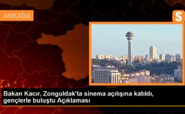 Sanayi ve Teknoloji Bakanı Zonguldak’ta Sinema Açılışına Katıldı