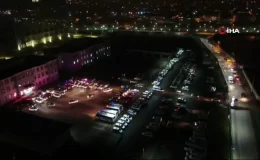 Torbacılar çatıdan kaçtı… Gardıropta yakalandı…