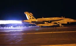 ABD ve İngiltere’ye ait savaş uçakları Yemen’i vurdu