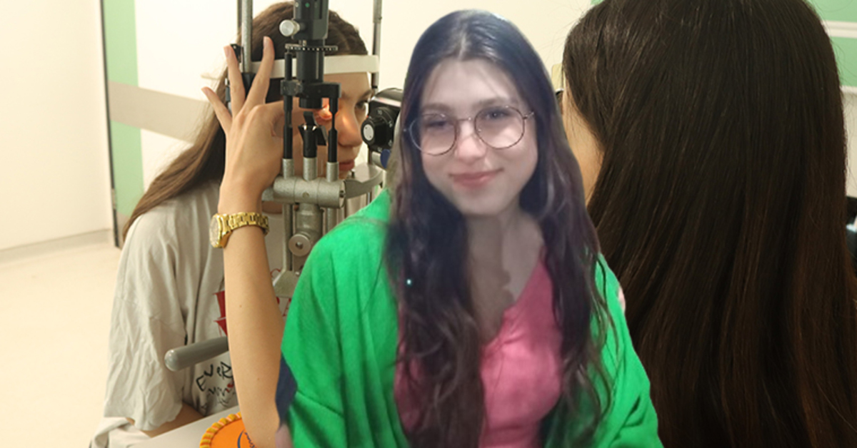 Market poşetini açarken hayatı karardı: Sudenaz’a ikinci kornea nakli