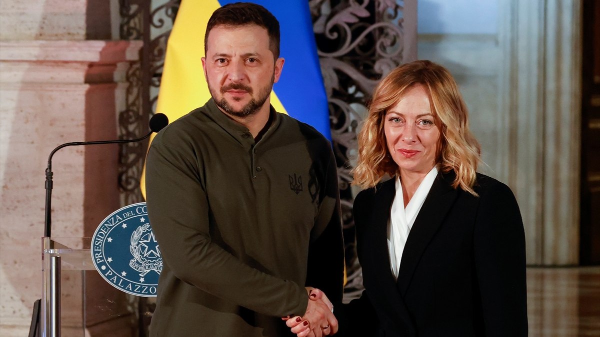 Zelenskiy ile Meloni Roma’da bir araya geldi