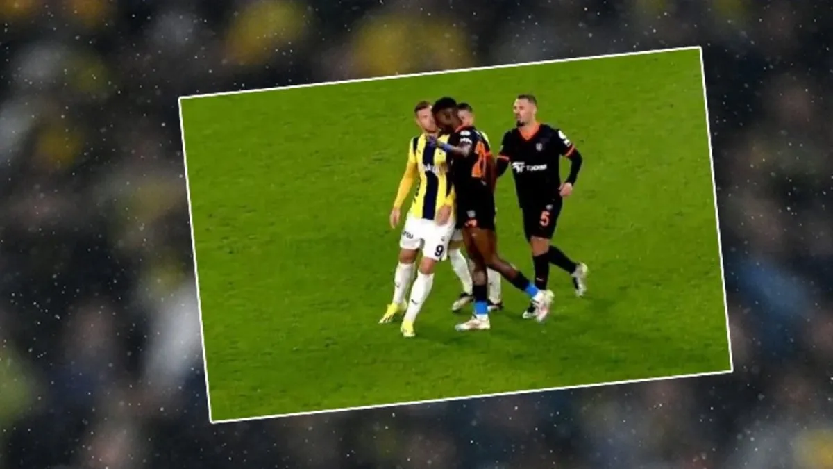 SON DAKİKA HABERİ: Başakşehirli Ba, Fenerbahçeli Edin Dzeko’ya kafa attı! Ortalık böyle karıştı…