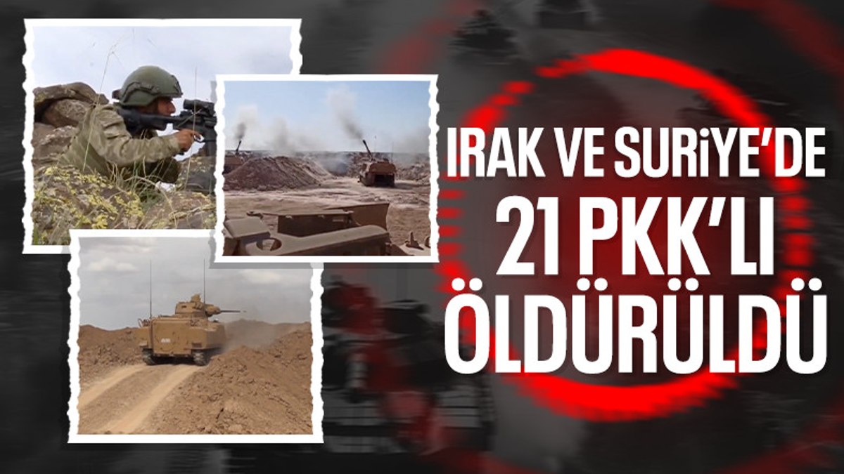 SON DAKİKA! MSB: 21 PKK’lı terörist etkisiz hale getirildi