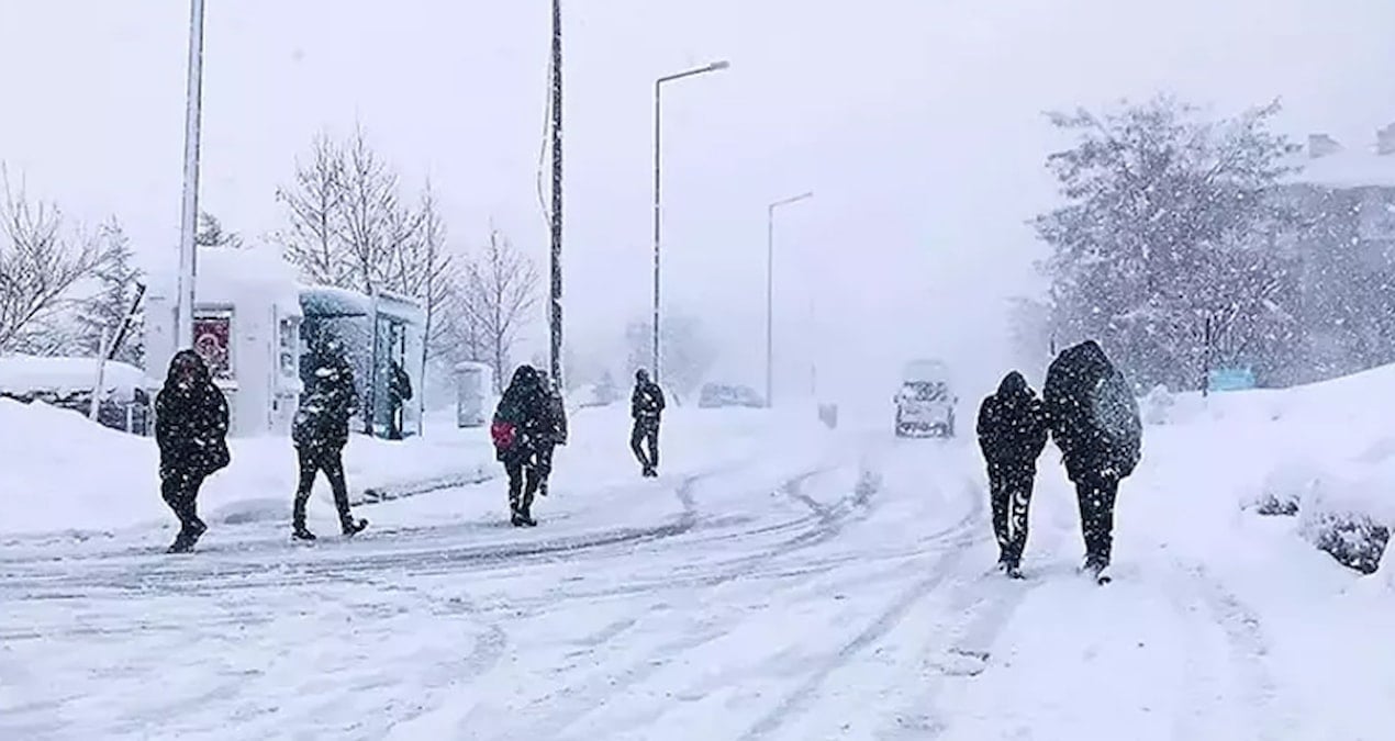 Birçok ilde okullara ‘kar’ arası