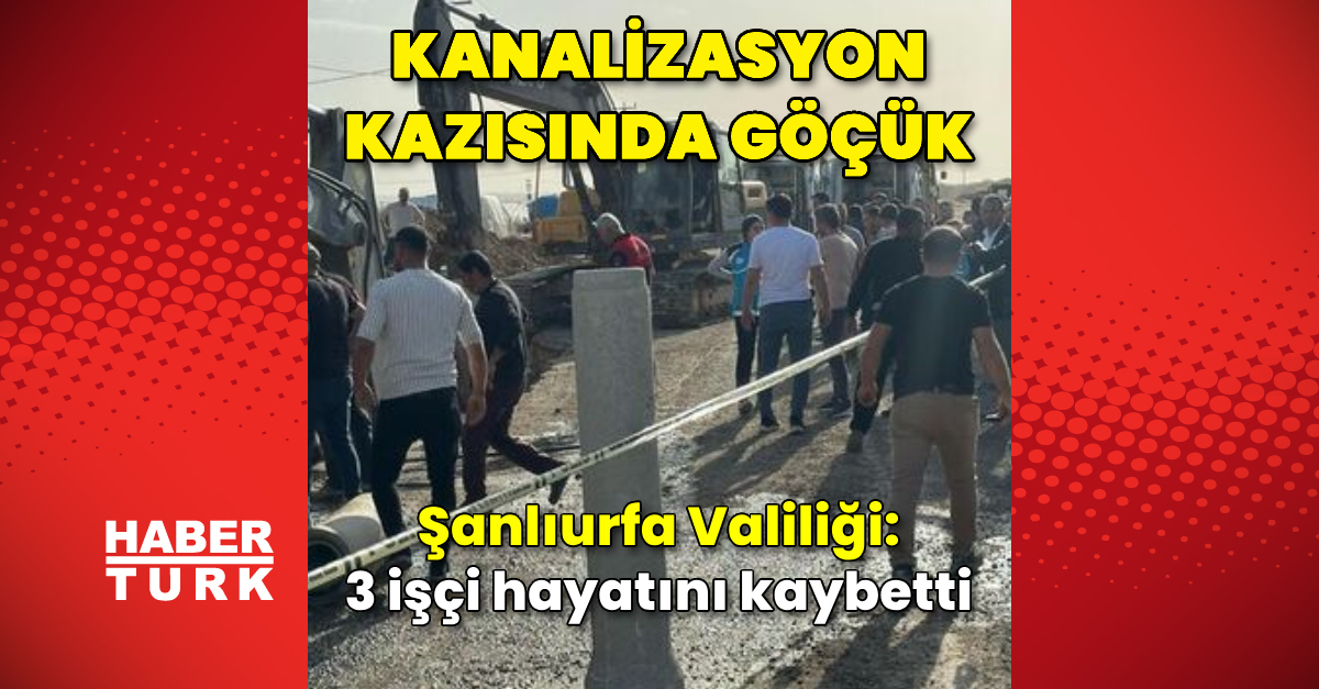 Kanalizasyon kazısında toprak kaydı