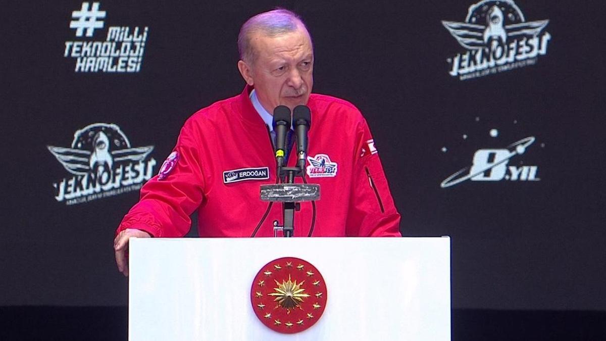 SON DAKİKA | Cumhurbaşkanı Erdoğan TEKNOFEST KKTC Ödül Töreni’nde konuşuyor